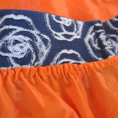 Seaview mess frock pattern detail close up